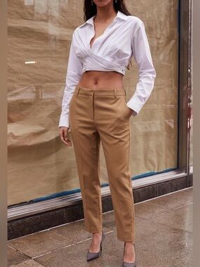 NWT Pinko Classic Tan Women's Pants
